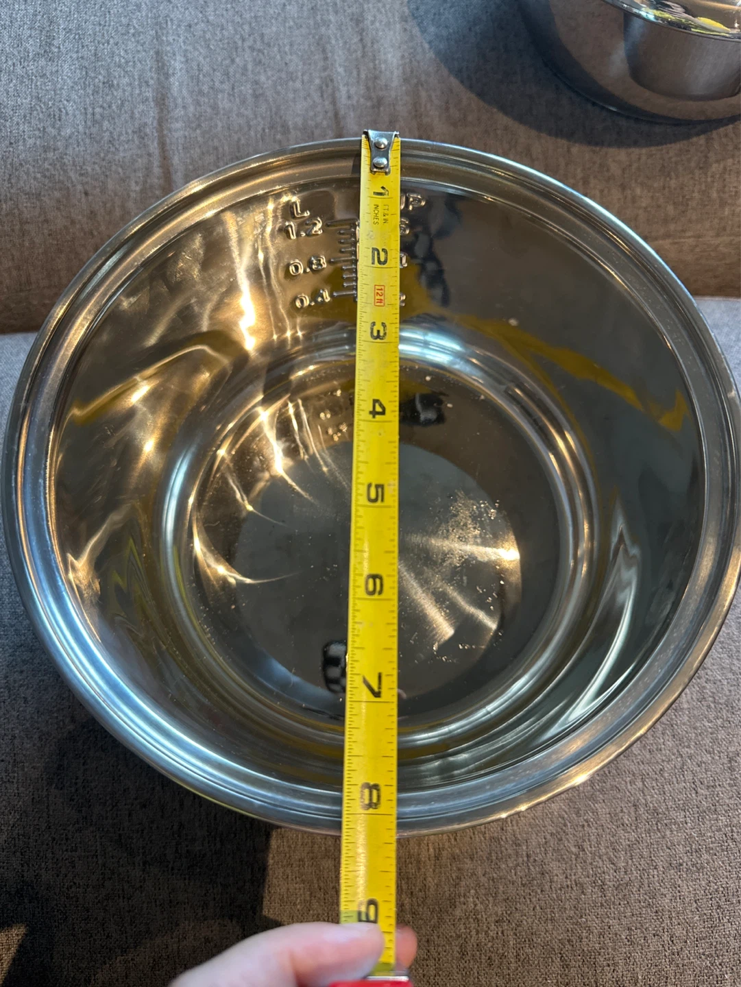 Stainless Steel rice cooker insert 8 inches - photo 2