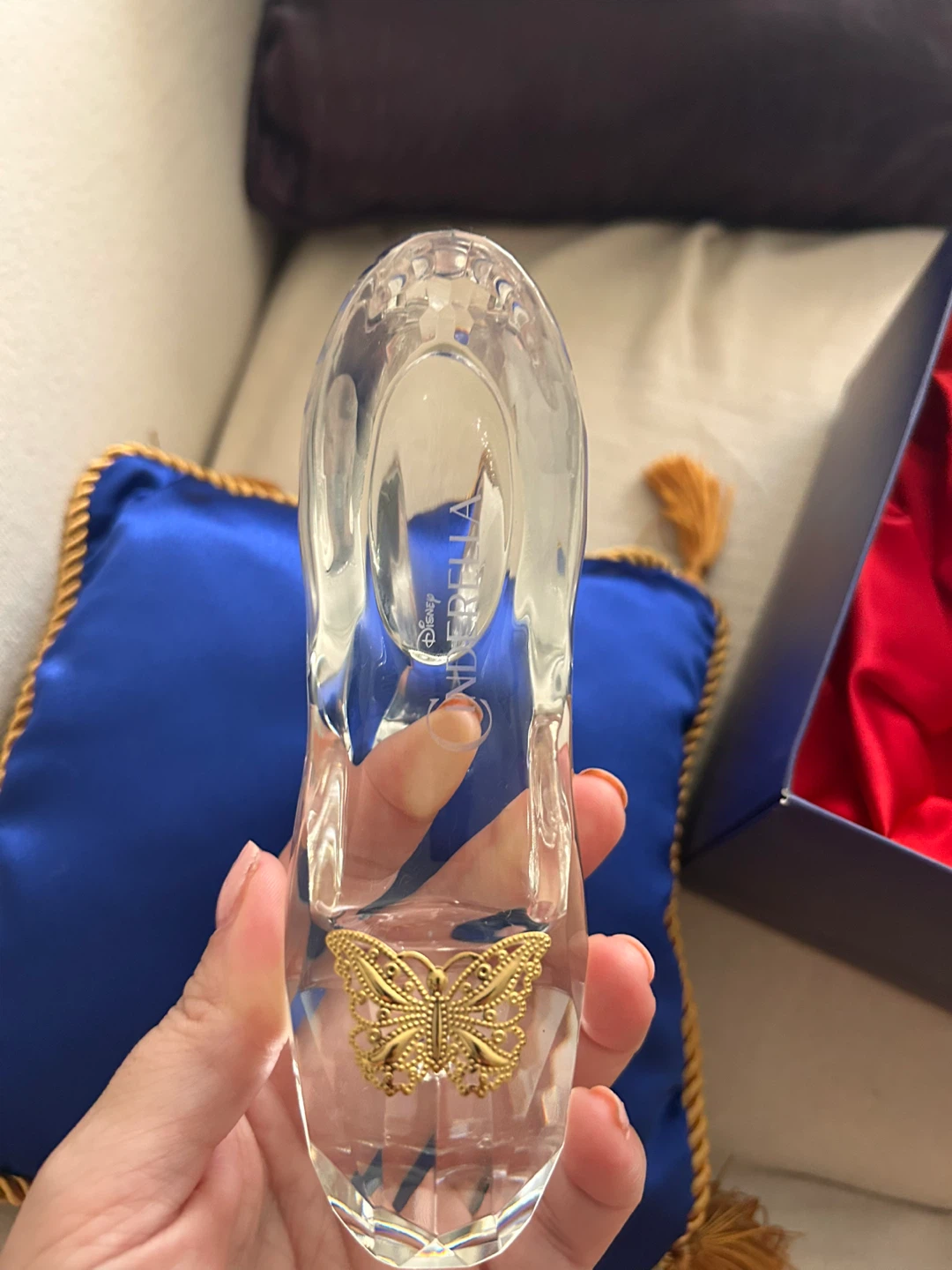 Disney Cinderella Glass Slipper Crystal Figurine - photo 4