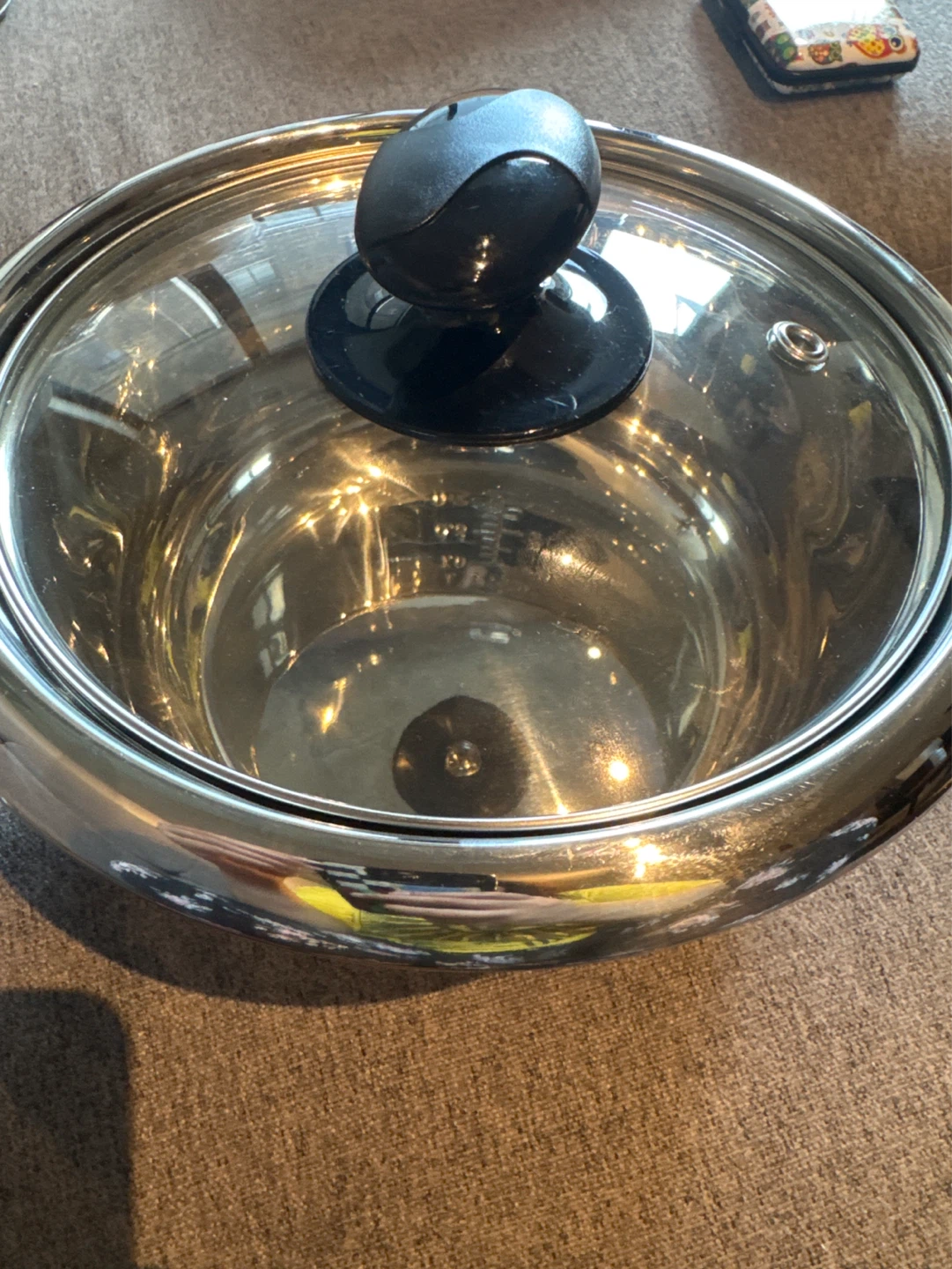 Stainless Steel Pot with Lid 8 inches