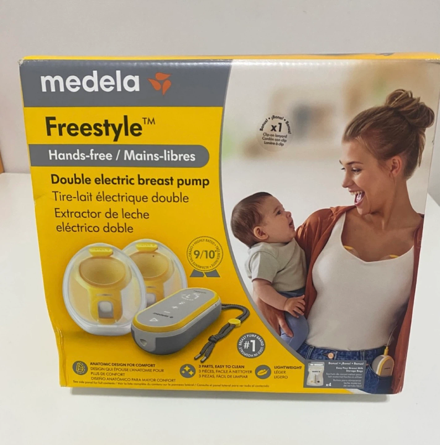Medela Freestyle Double Electric Breast Pump,nipple shell&shield