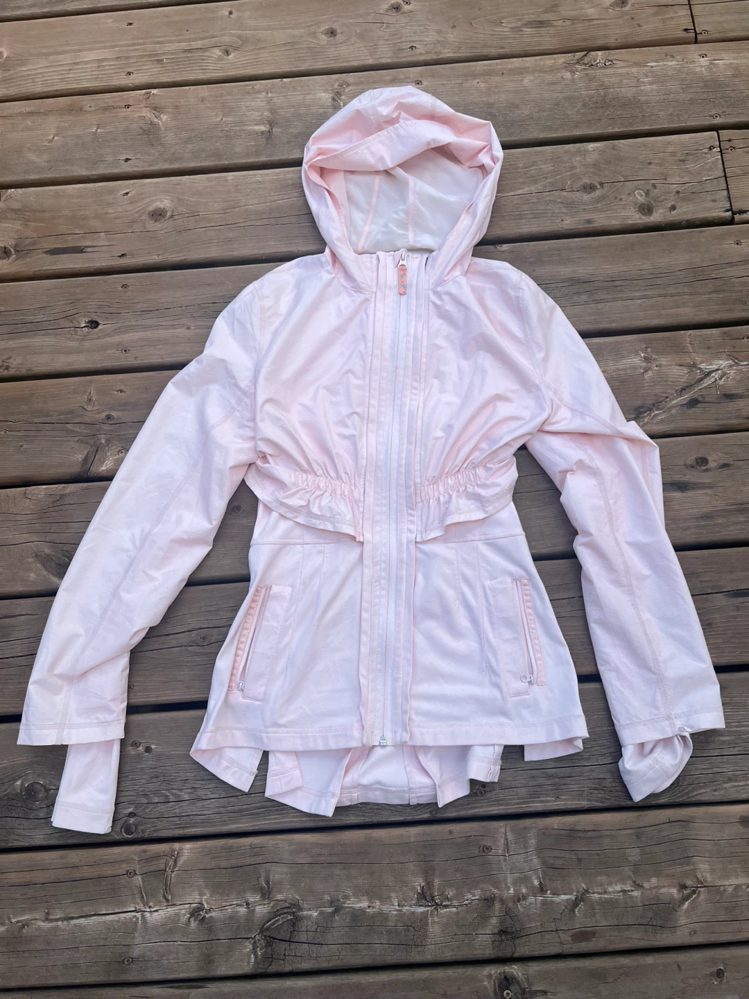 Lululemon Pink Hooded Jacket size 6