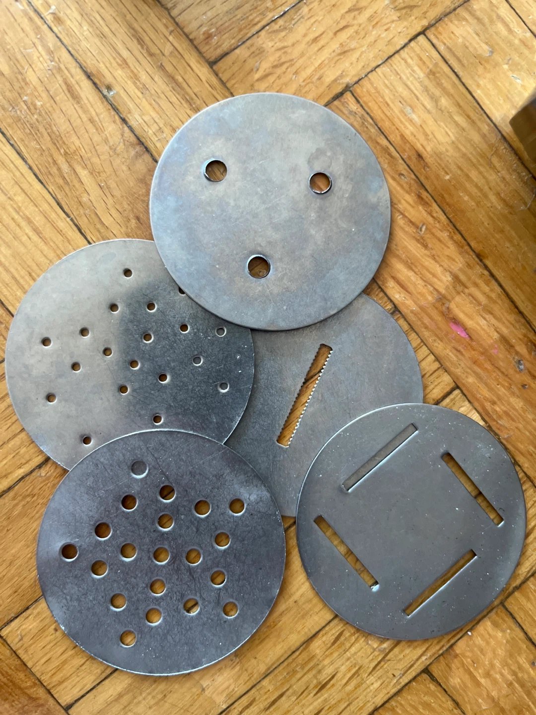 Stainless Steel Kitchen Press with Multiple Discs