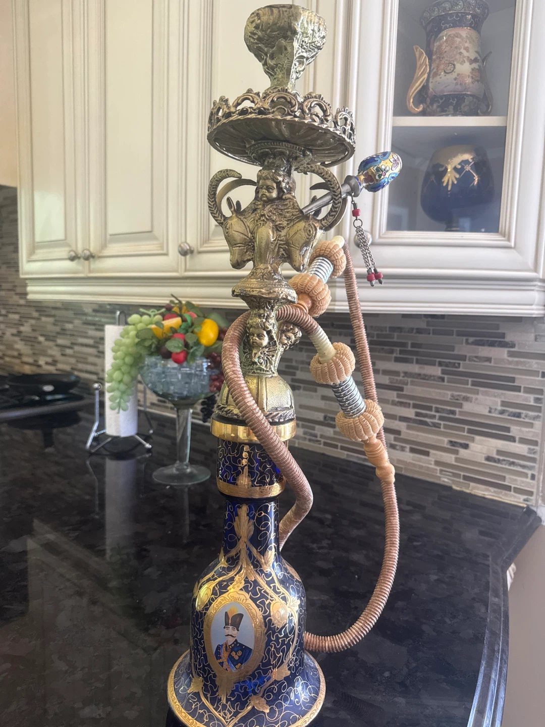 Ornate Decorative Hookah Pipe