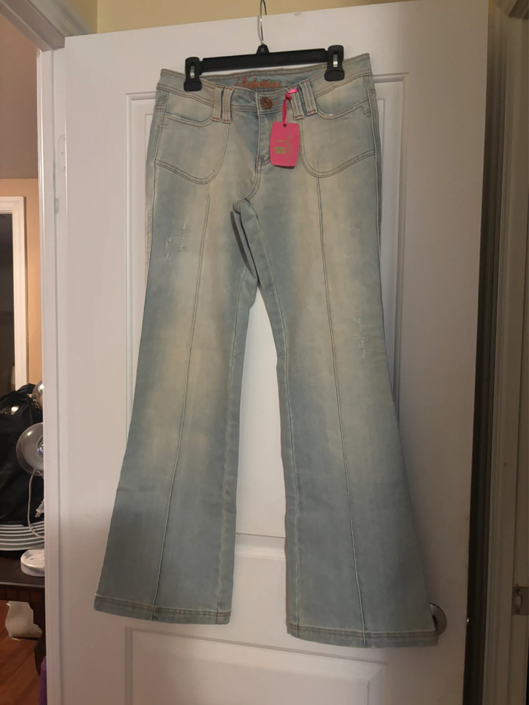 NWT Seduction Flare Jeans Light Wash, size 9.