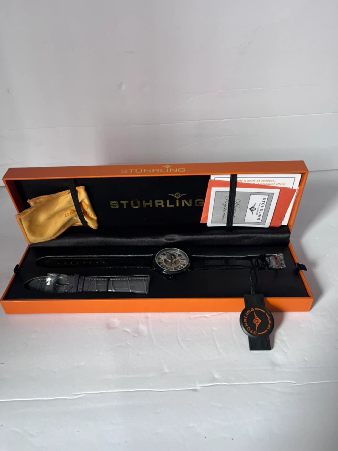 Stuhrling Original Skeleton Automatic Watch