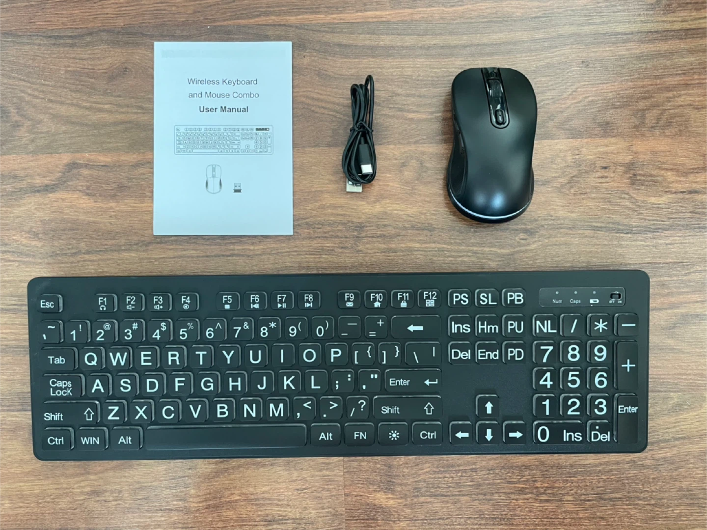 ⚽️ Wireless Keyboard and Mouse Combo