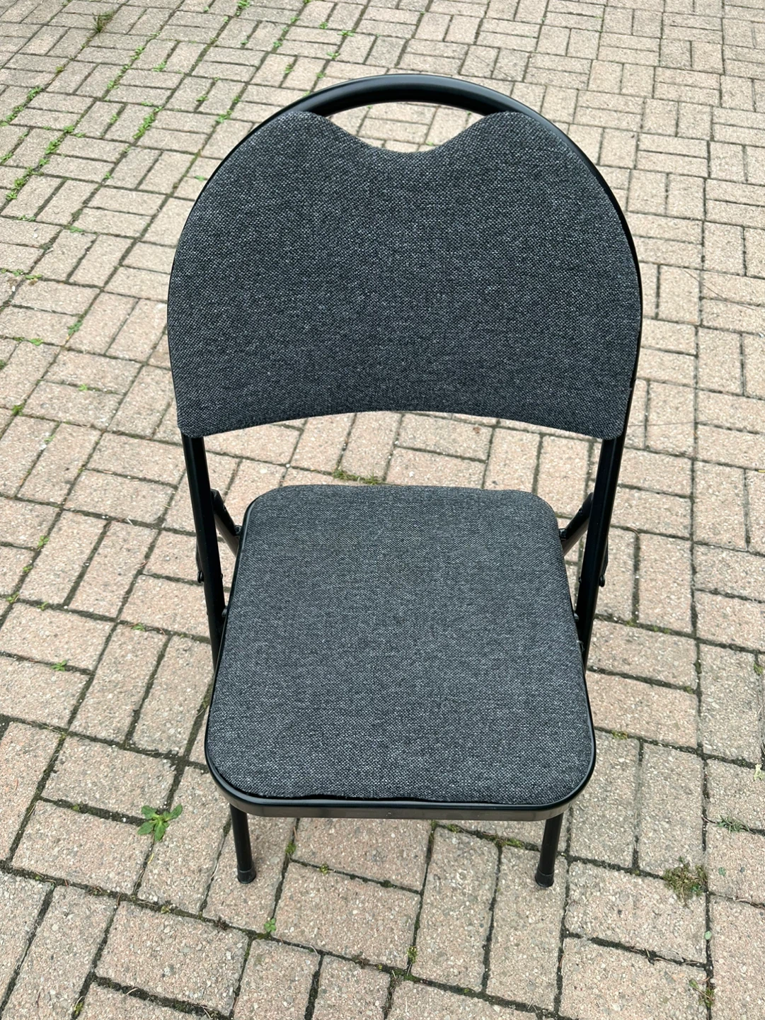 Folding Chair - Dark Grey Fabric