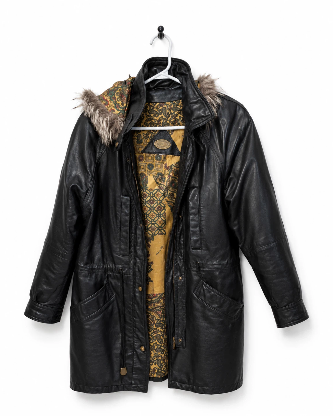 ⚽ *MOVING SALE* Vintage 90s Made in Italy Leather Jacket