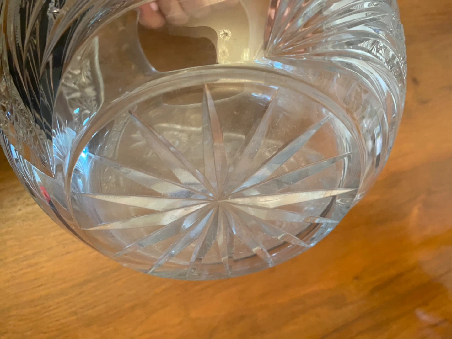 Bohemian Lead Crystal Large Bowl Vase - photo 5