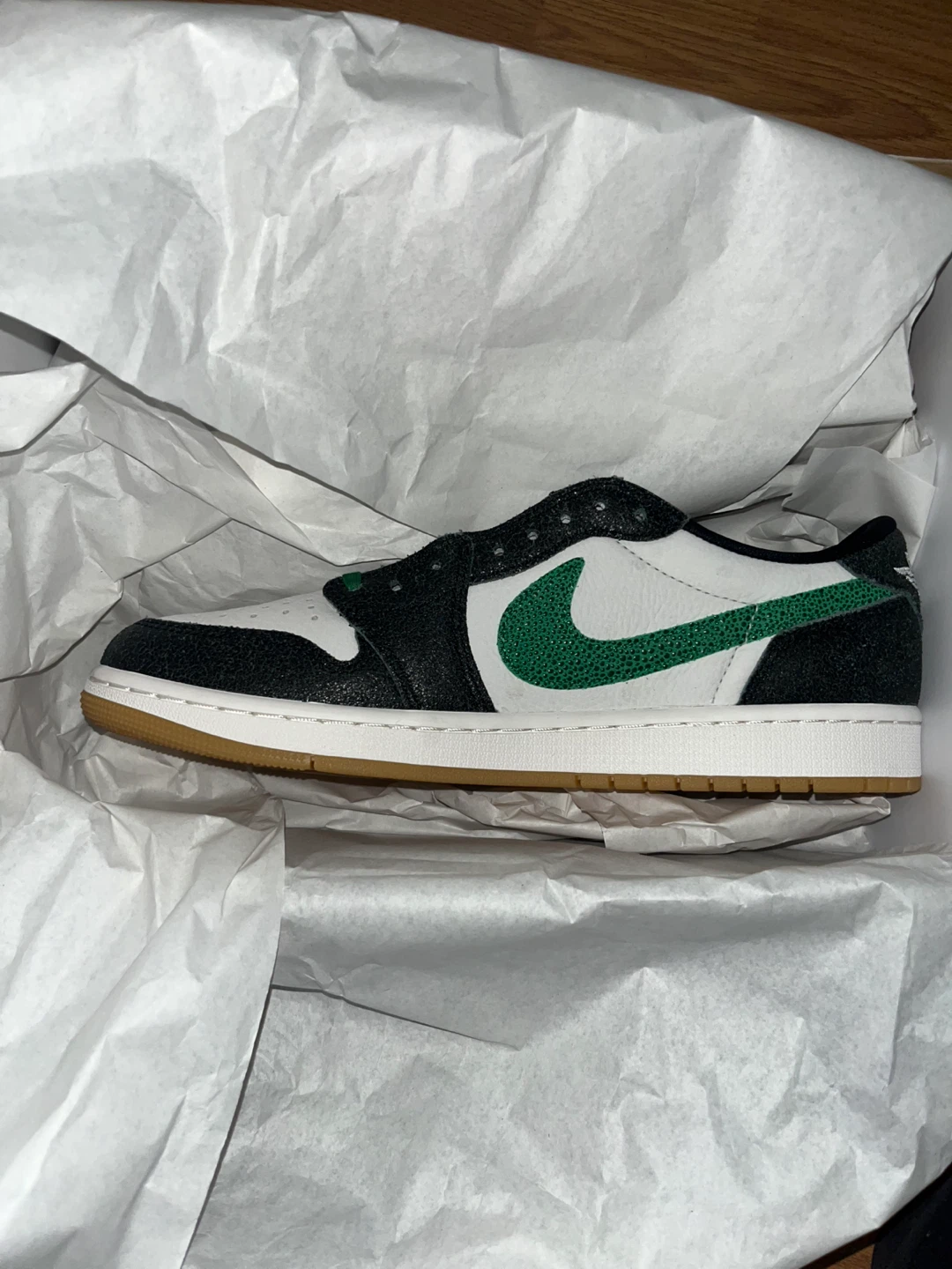 Nike Air Jordan 1 Phantom pine green low size 11 - photo 2