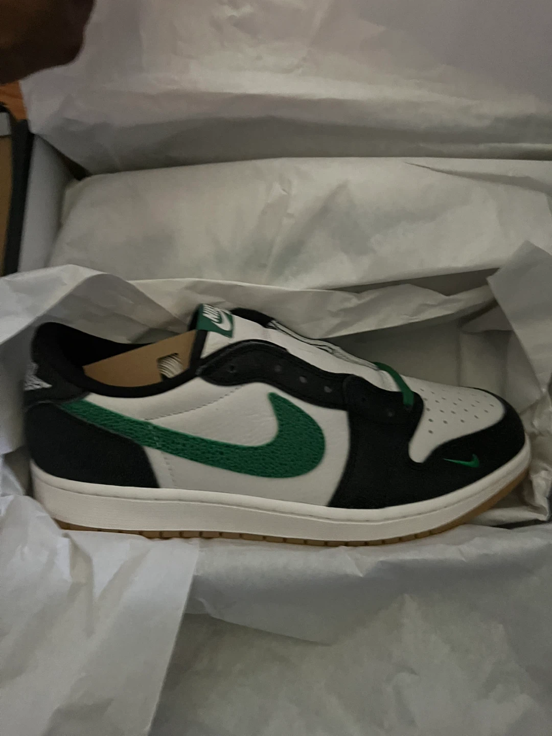Nike Air Jordan 1 Phantom pine green low size 11 - photo 4