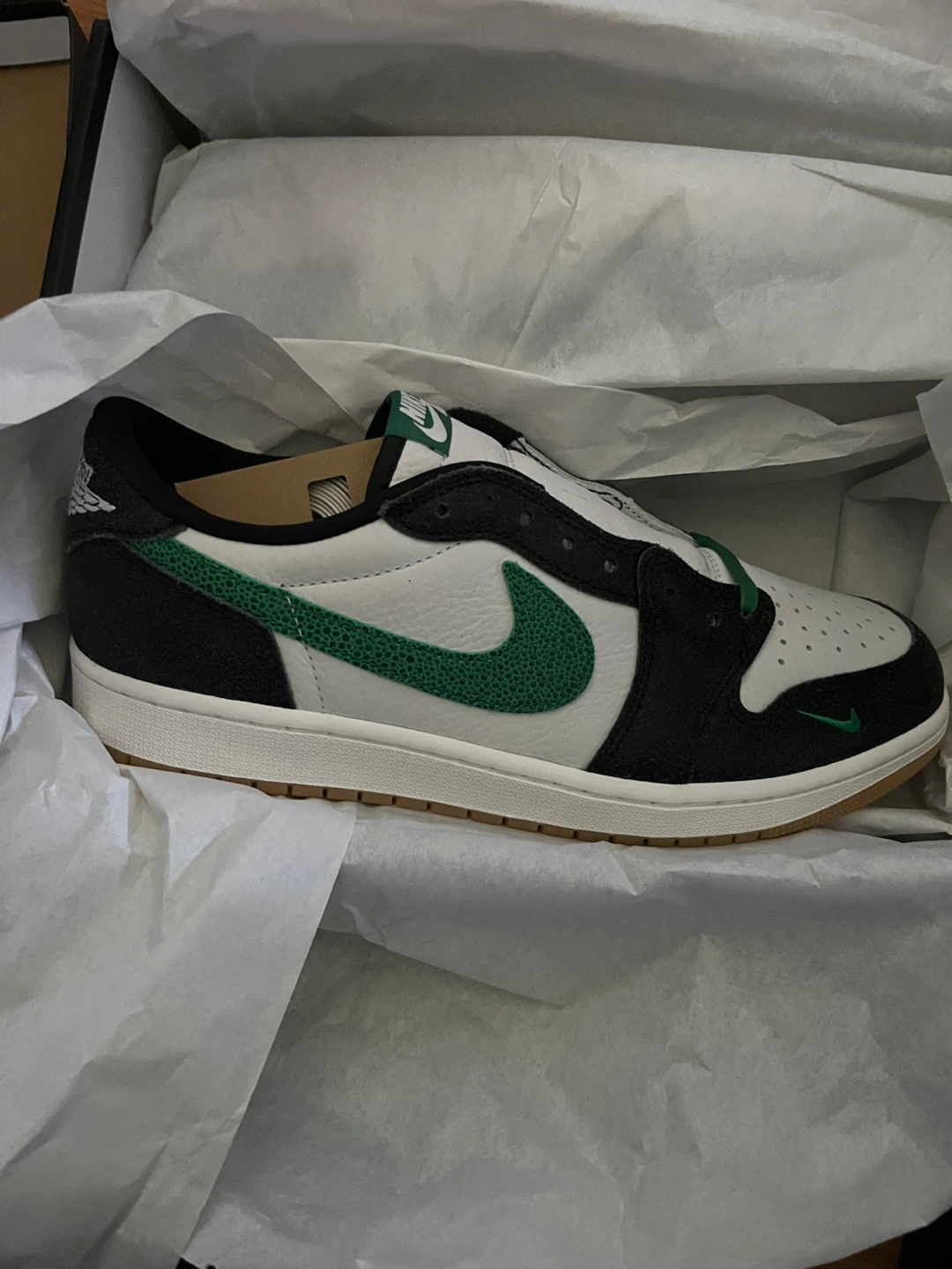 Nike Air Jordan 1 Phantom pine green low size 11 - photo 5