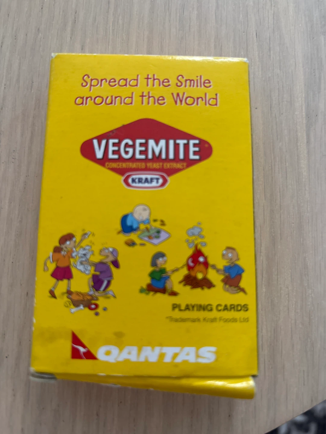 Vegemite Playing Cards by Kraft and Qantas