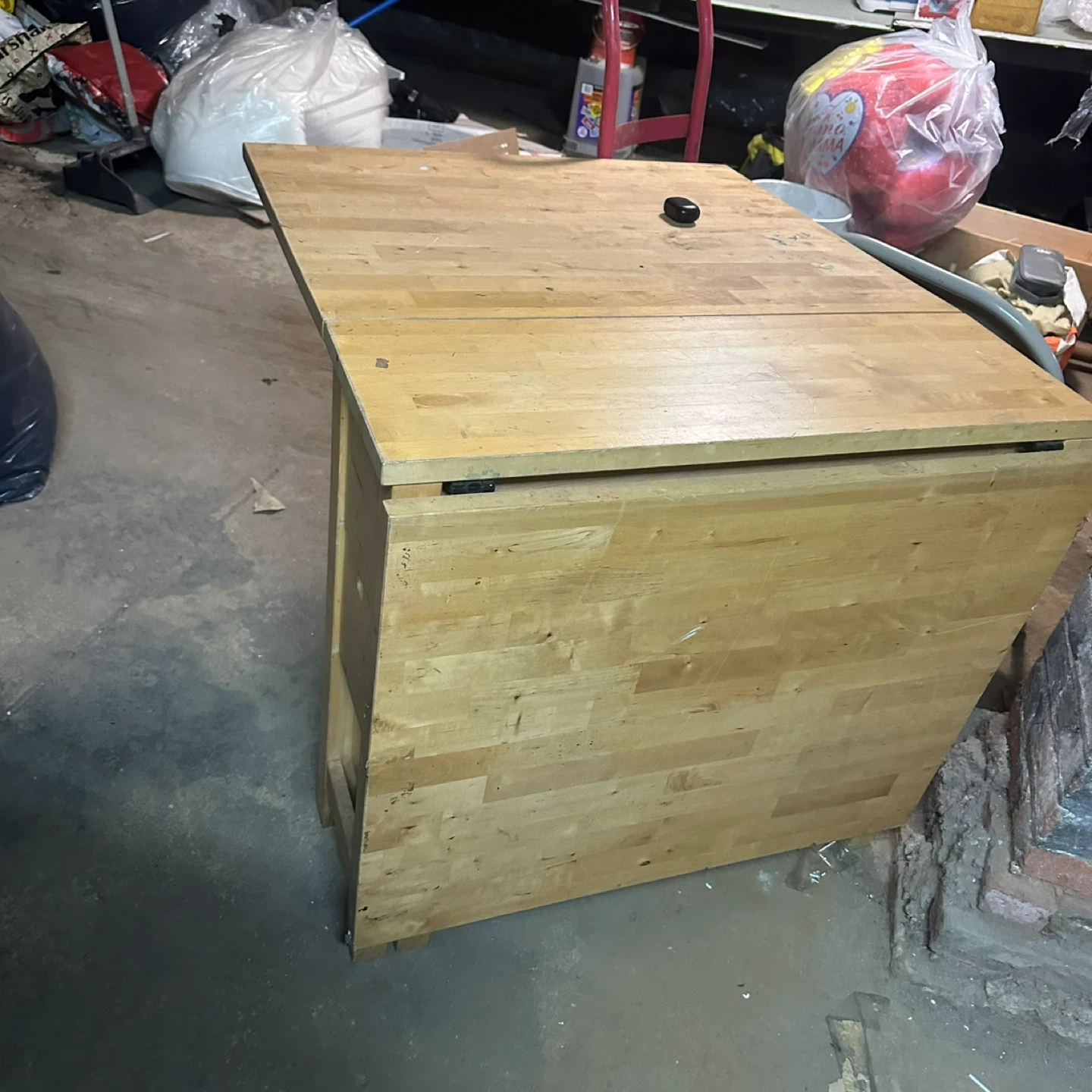 Wooden Drop Leaf Table with Drawers - photo 2