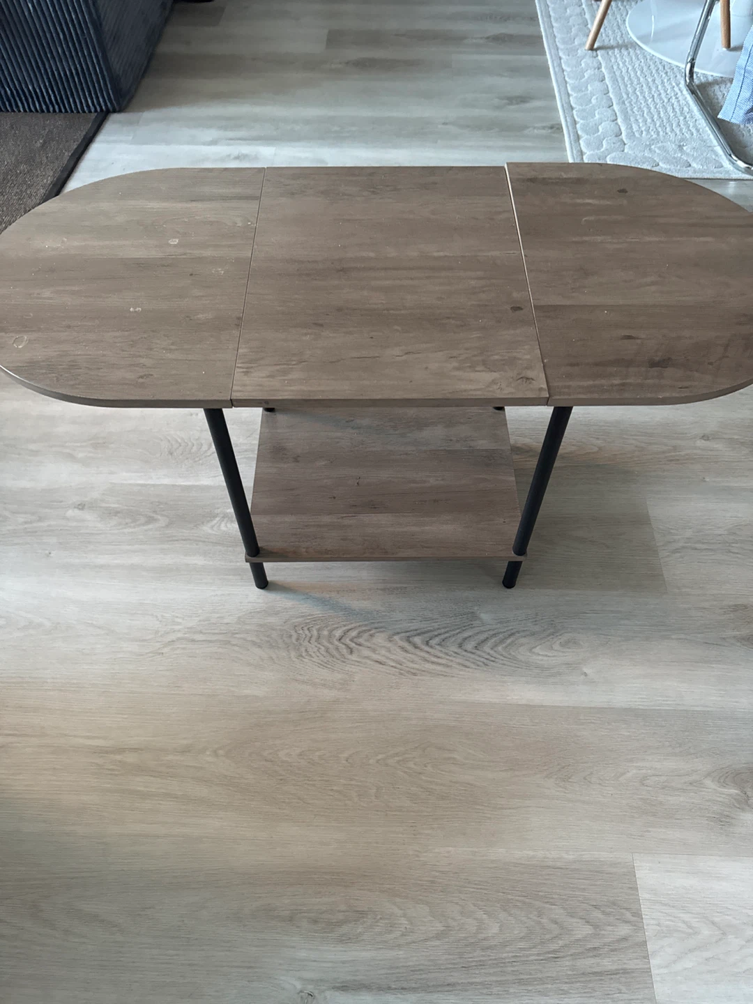 Drop Leaf Coffee Table with Shelf ⚽