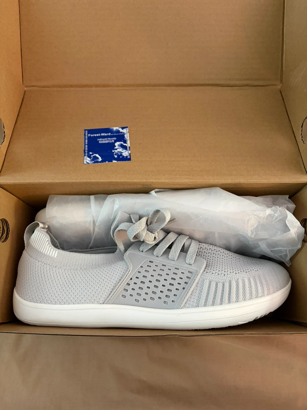 NEW!!! HobiBear Men's Grey Knit Sneakers Size 46
