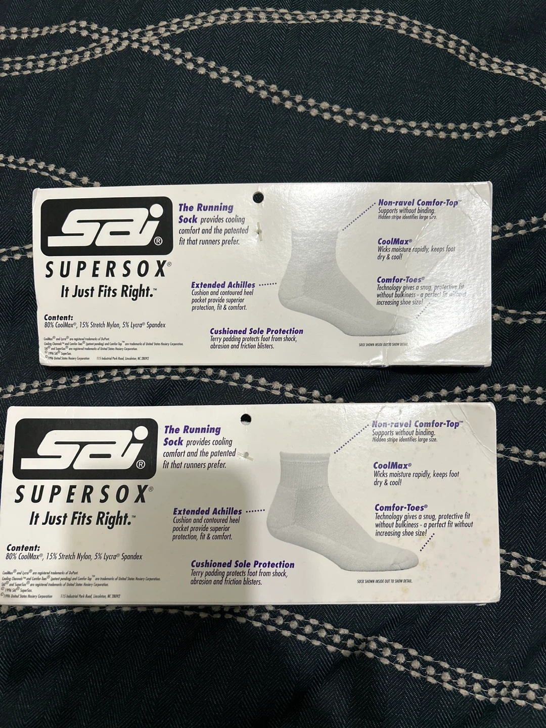 2 Pairs SUPERSOX Women’s Running Socks - NEW - SZ S ⚽️ - photo 2