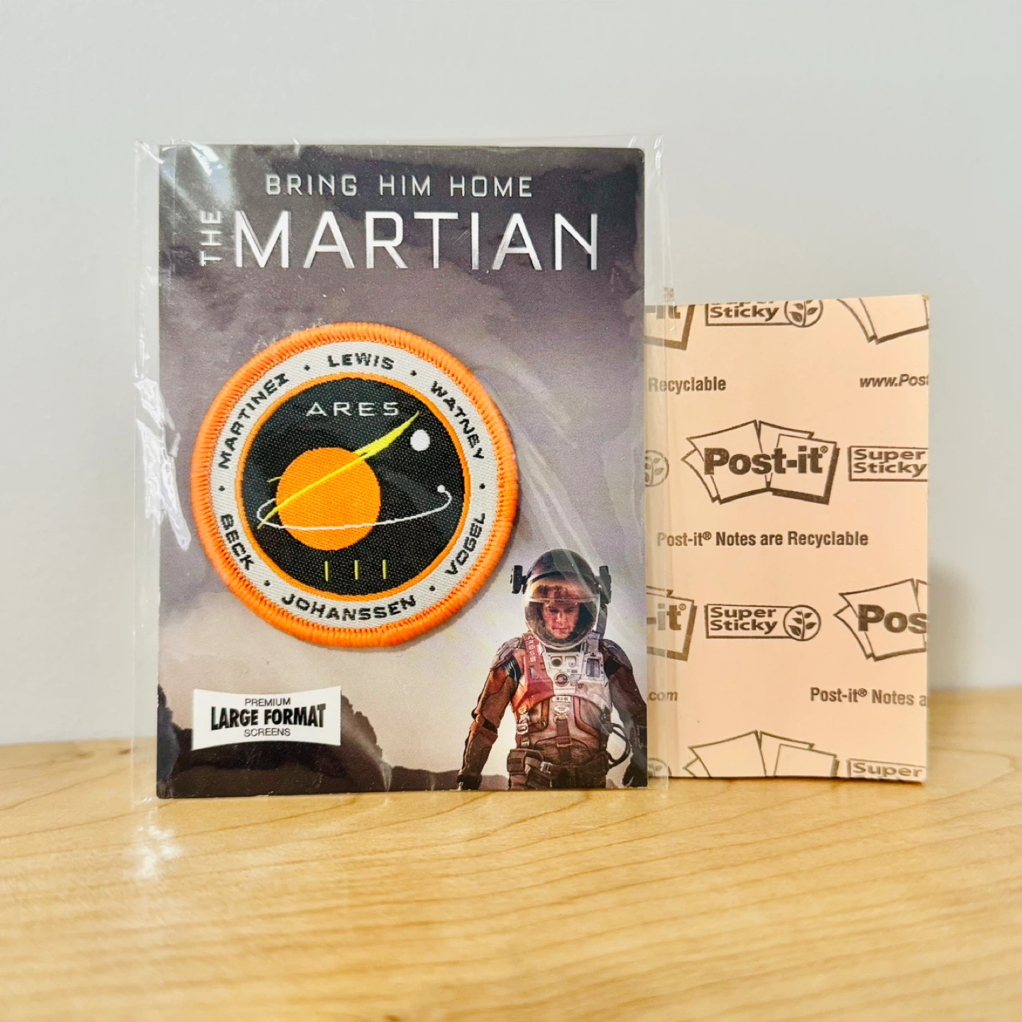 The Martian Movie Ares Embroidered Patch - New ⚽️