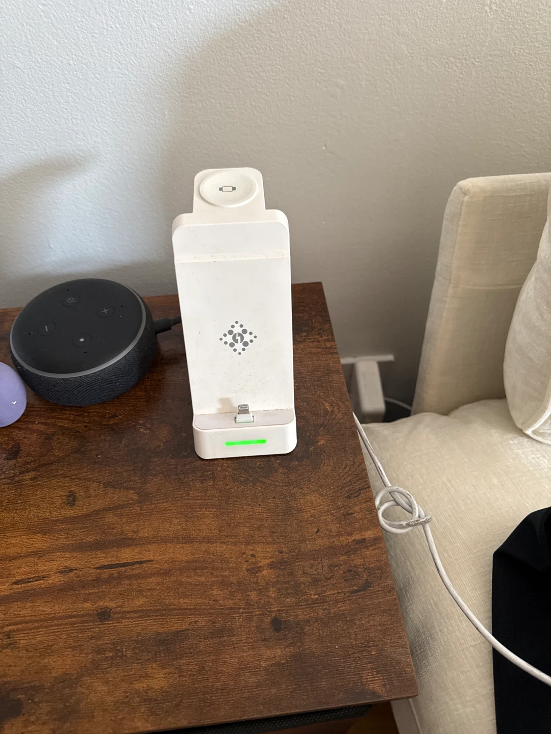 White 3-in-1 Wireless Charging Dock