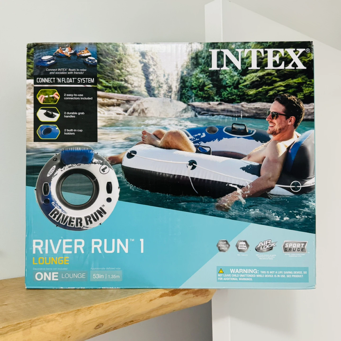 Intex River Run 1 Lounge Float - 53in / 1.35m Brand New ⚽️