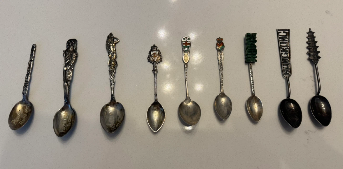 Antique Collectible Sterling Silver Souvenir Spoon, $20 & Up