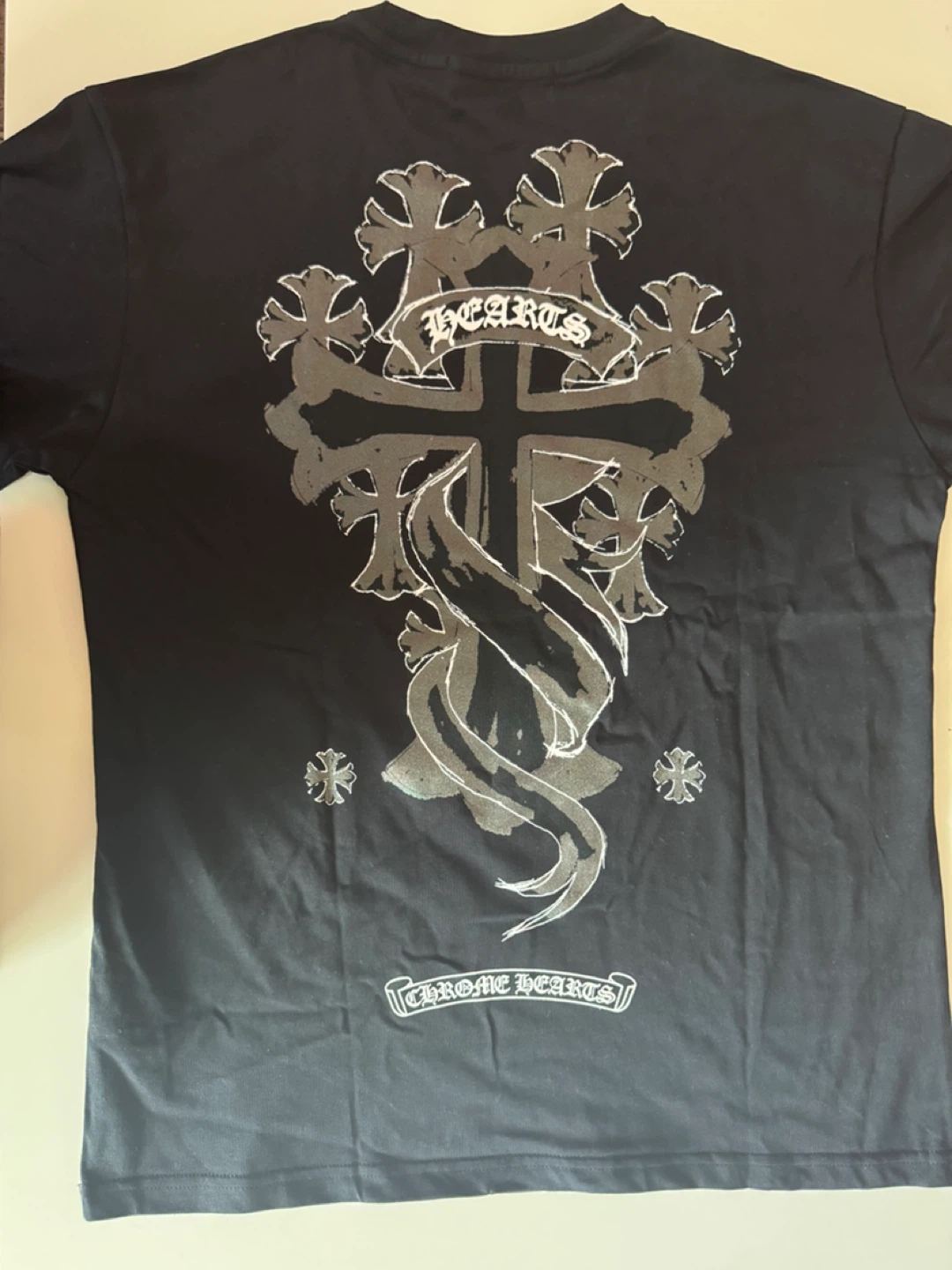 Chrome Hearts Black T-Shirt - photo 2