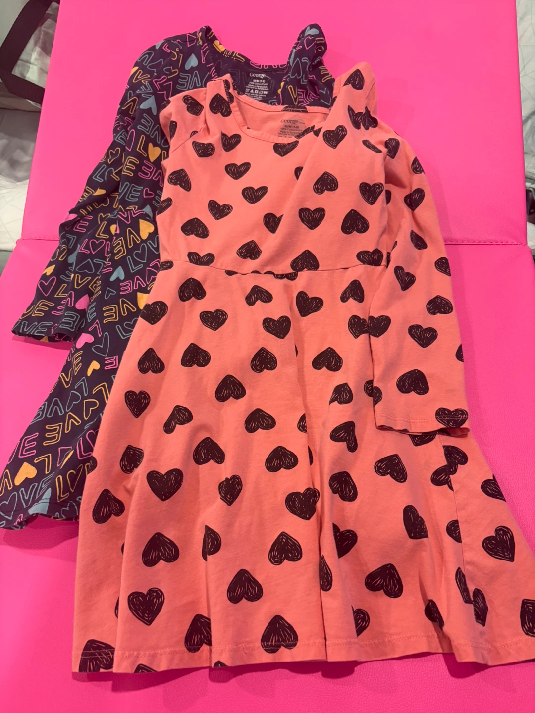 2 George Girls' Dresses M/M (7-8)