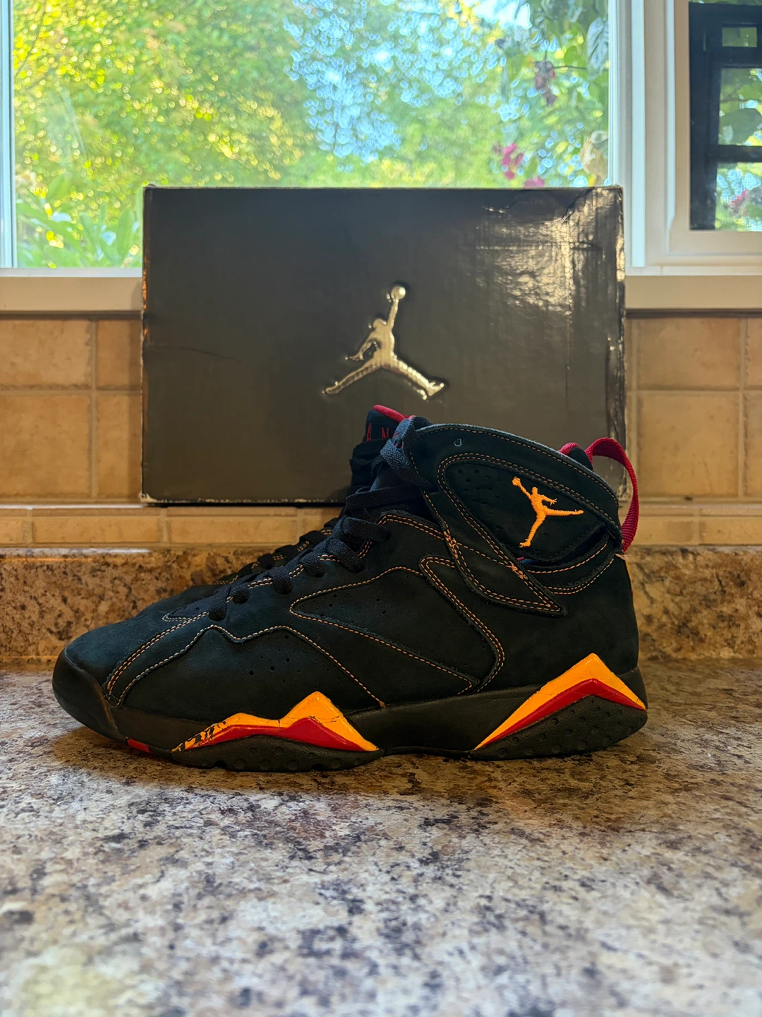 Air Jordan 7 Retro 'Bordeaux' Sneakers - photo 3