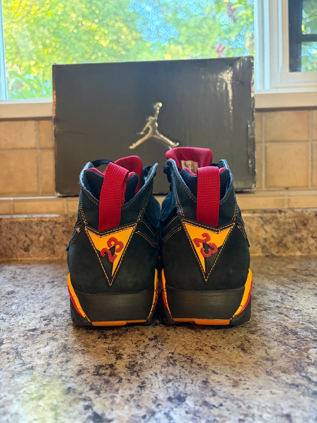 Air Jordan 7 Retro 'Bordeaux' Sneakers - photo 2