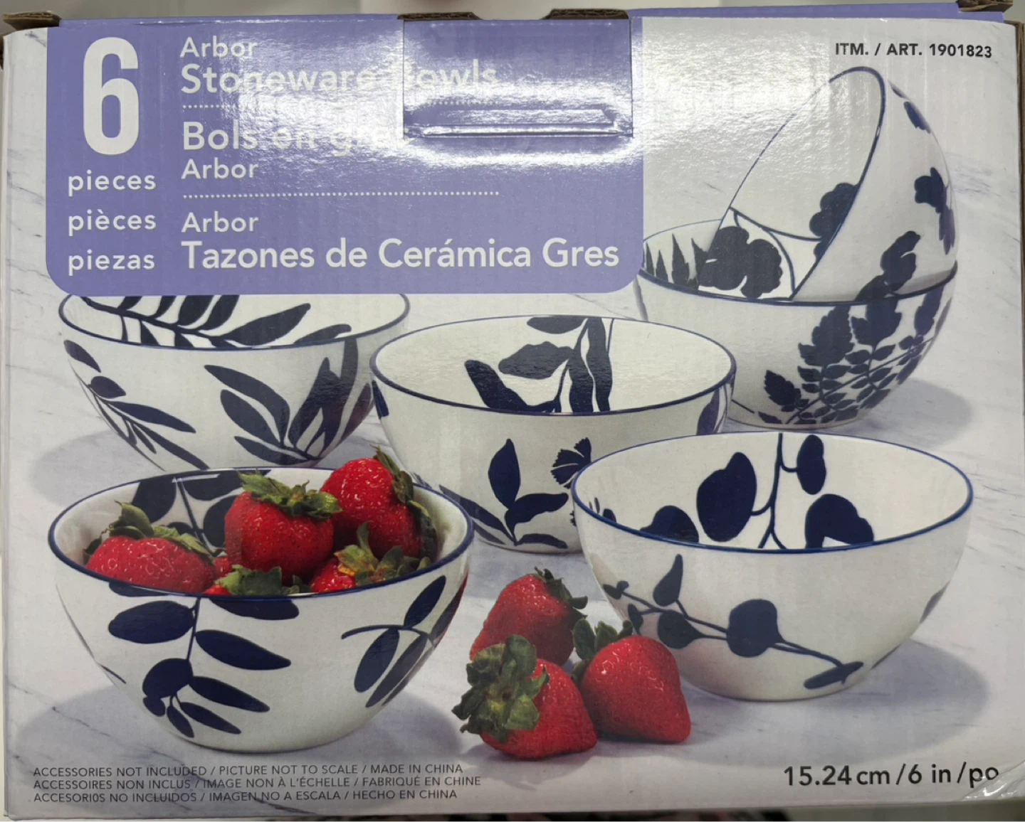 Arbor Stoneware Bowls - Set of 6 ⚽️