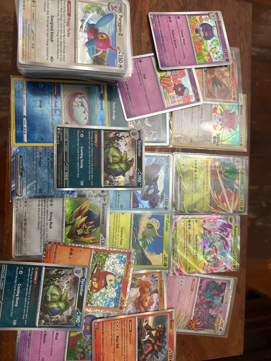 Assorted Pokemon Trading Cards