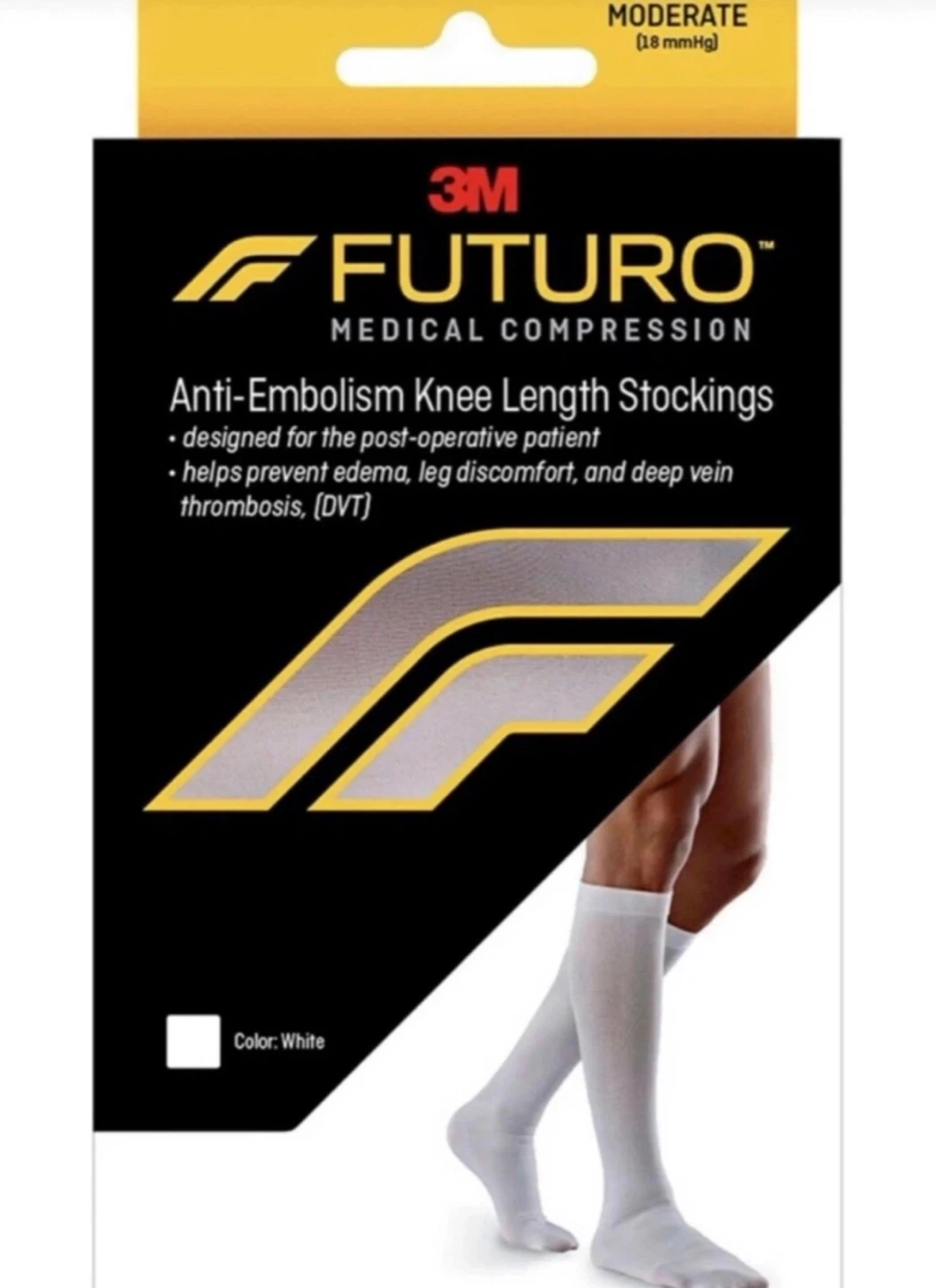Medical Compression Anti-Embolism Knee Length Stockings/Socks