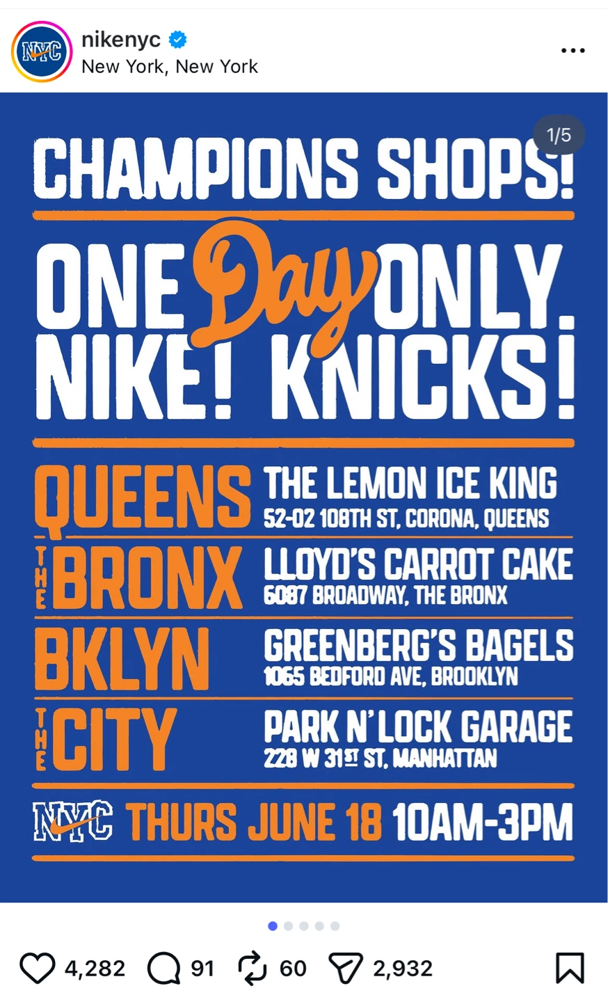 【Limited】KNICKS Nike NBA Champions Tee 25-26/KIDS XS - photo 4