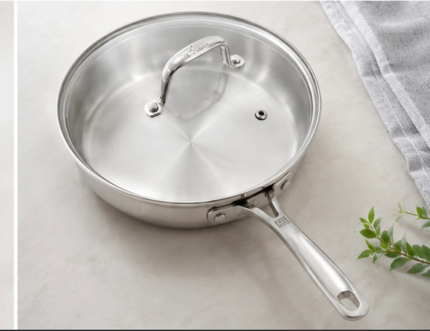 Zwilling J.A. Henckels Stainless Steel Frying Pan with Lid