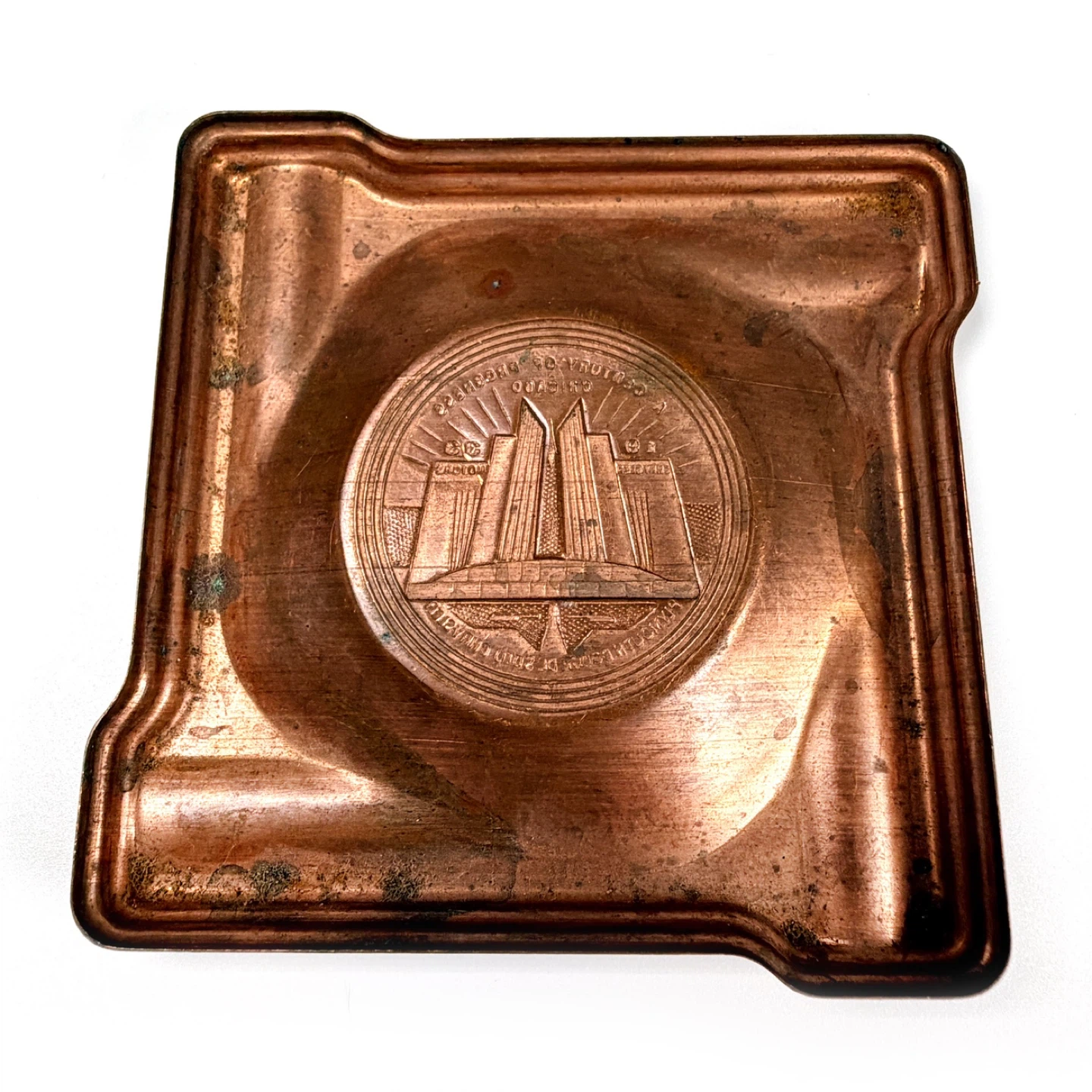 Vintage 1933 Chicago World’s Fair Souvenir Ashtray - photo 4