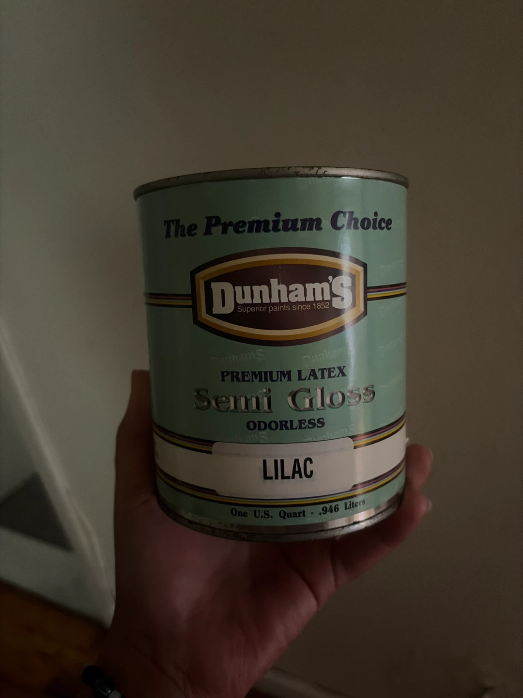 Dunham's Premium Latex Semi-Gloss Paint - Lilac