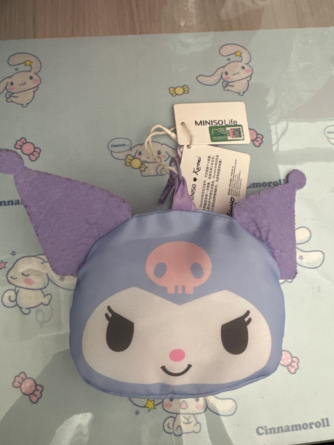 ⚽️ Sanrio Kuromi Reusable Shopping Bag Key Chain
