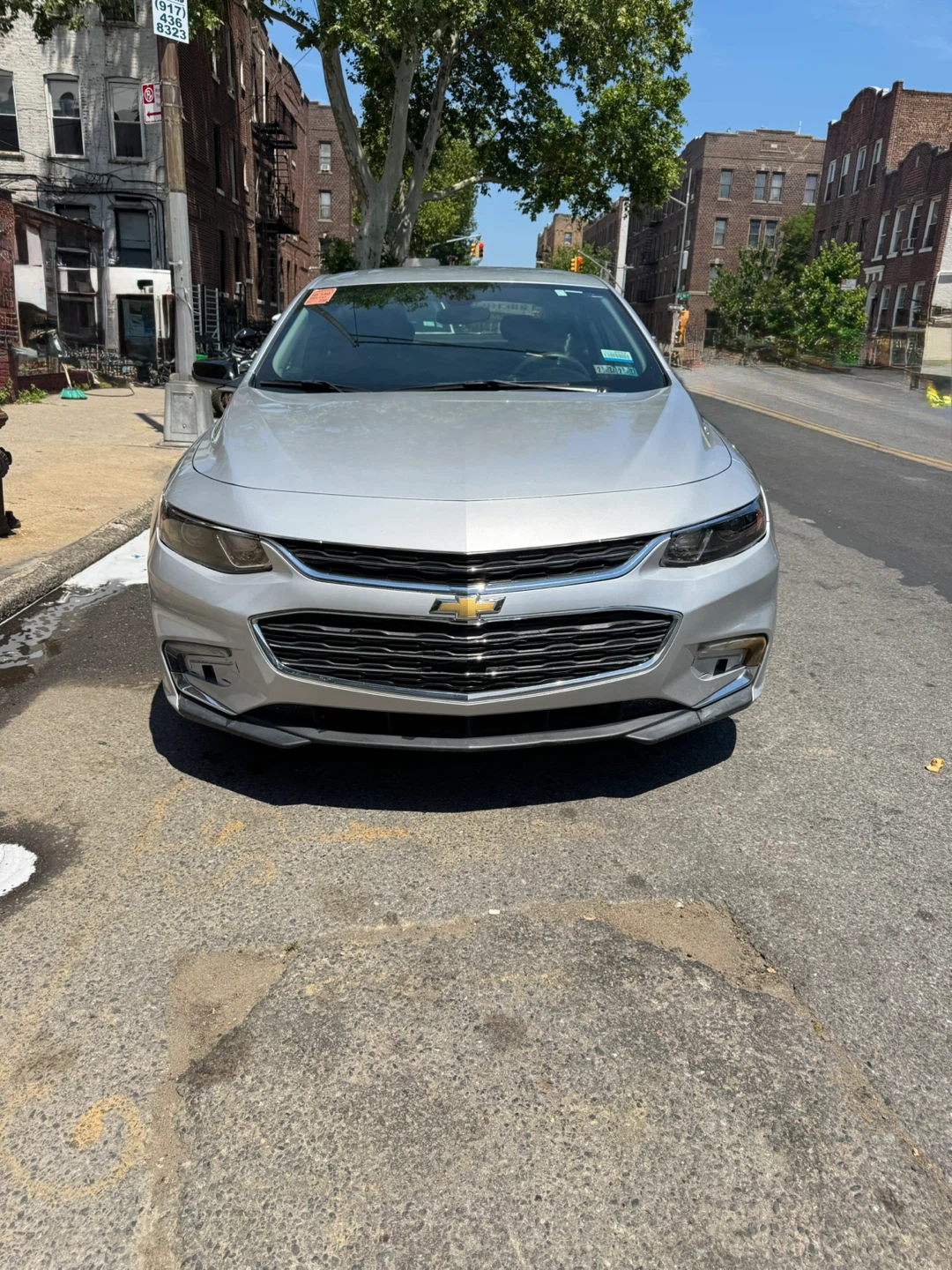 Silver Chevrolet Malibu