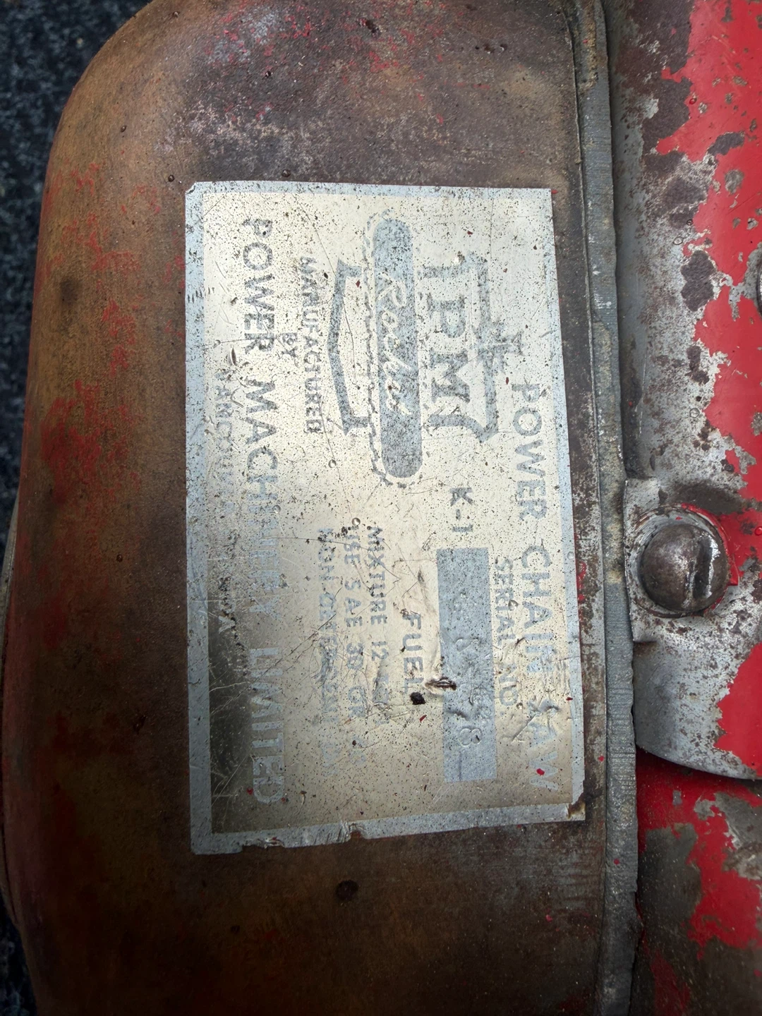 Vintage PM Power Mac K-1 Chainsaw – Collector’s Item - photo 3