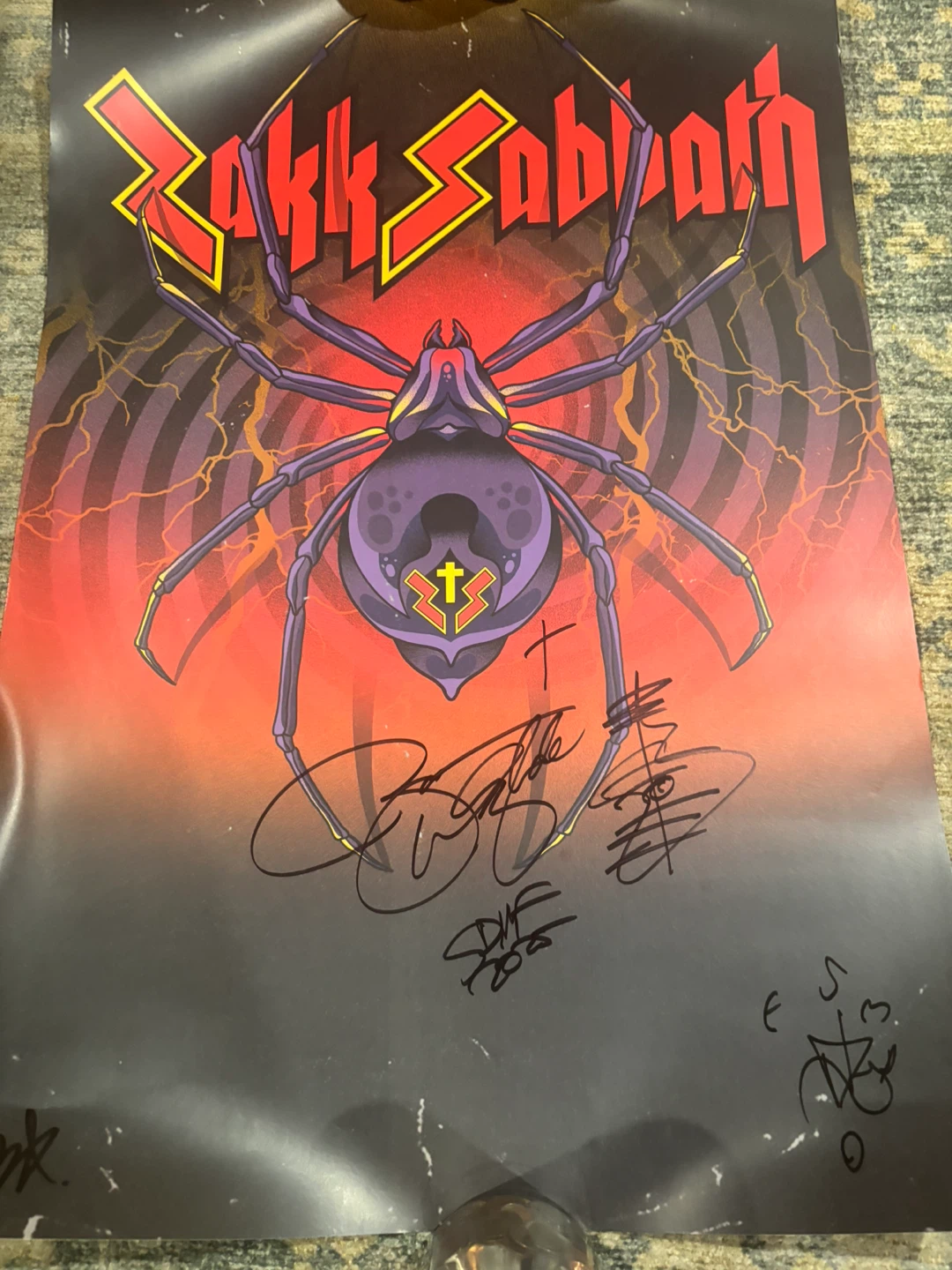 ZAKK  Sabbath Signed Poster