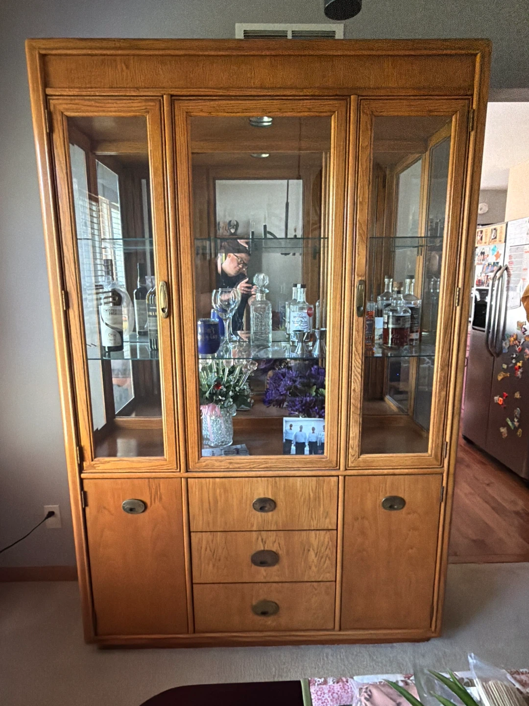 Oak China Cabinet