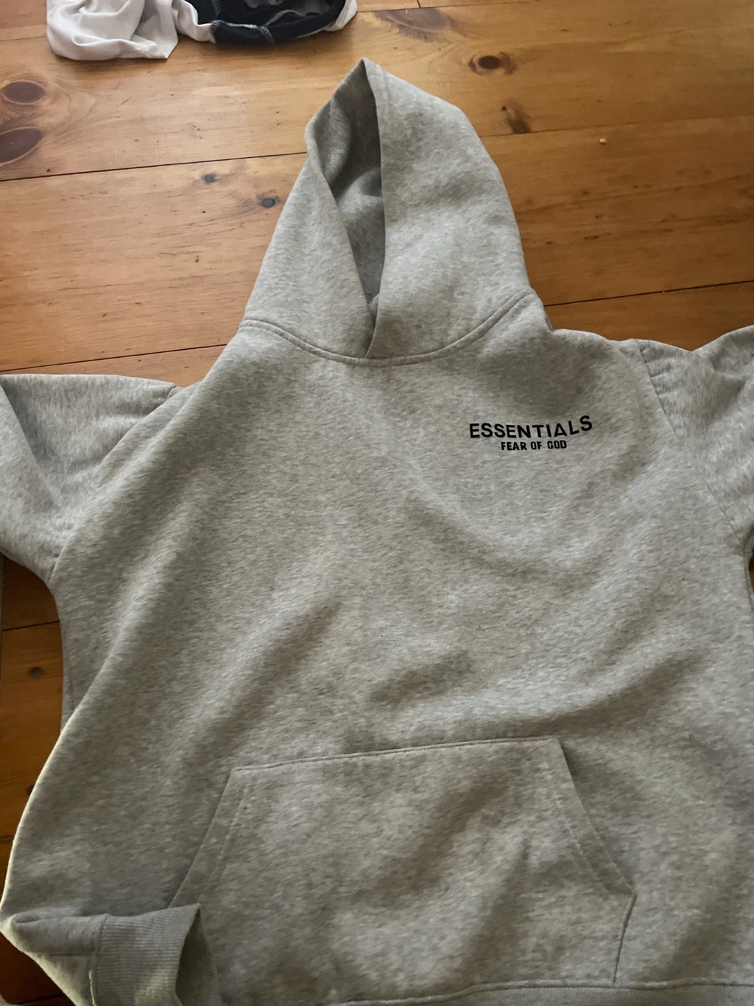 ESSENTIALS Fear of God Grey Hoodie Size S - photo 2