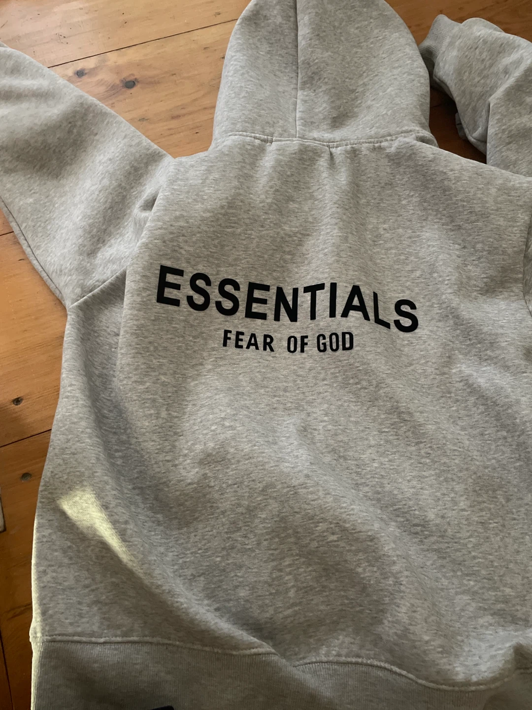 ESSENTIALS Fear of God Grey Hoodie Size S