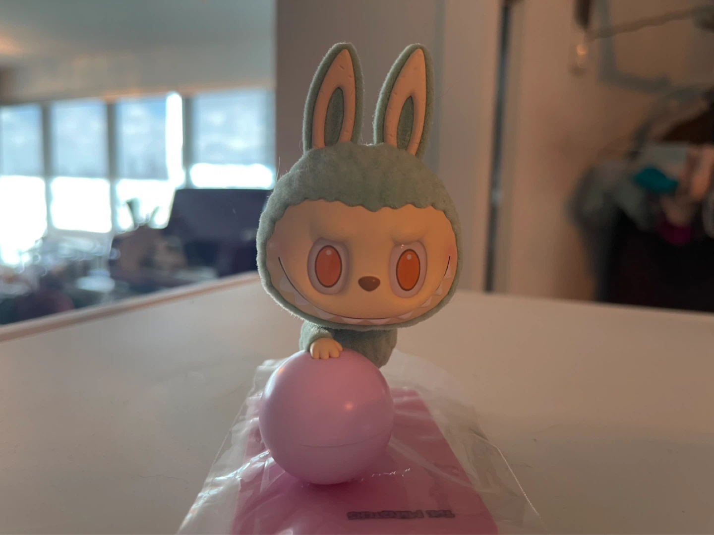 Yoga Labubu Figure with Stand