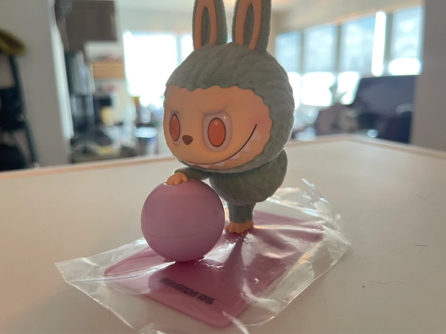 Yoga Labubu Figure with Stand - photo 3