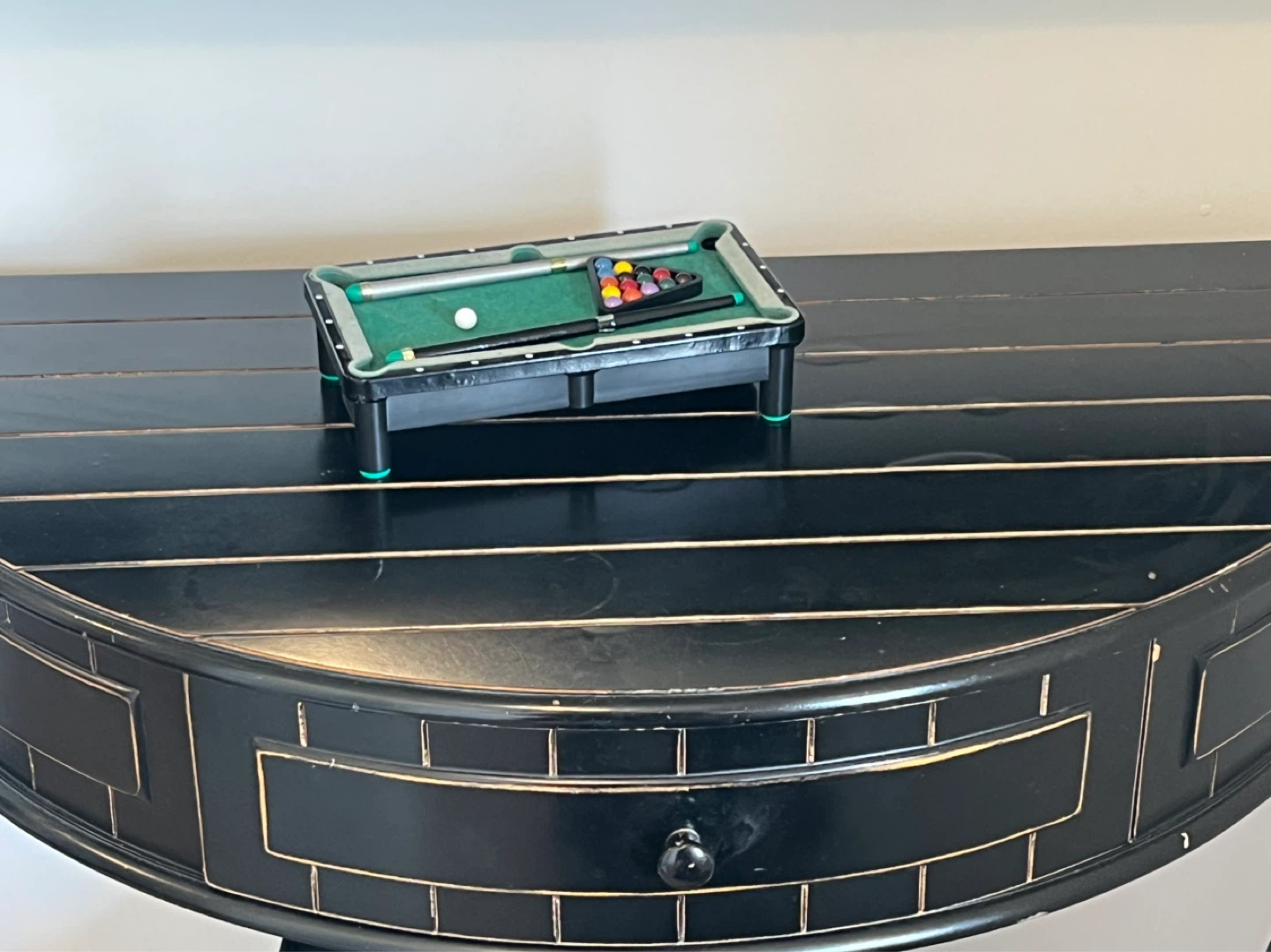Vintage Miniature Pool Table Set ⚽ - photo 3