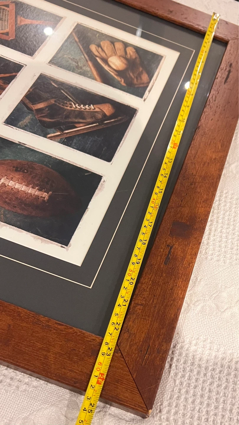 Framed Print of Vintage Sports Equipment - photo 4
