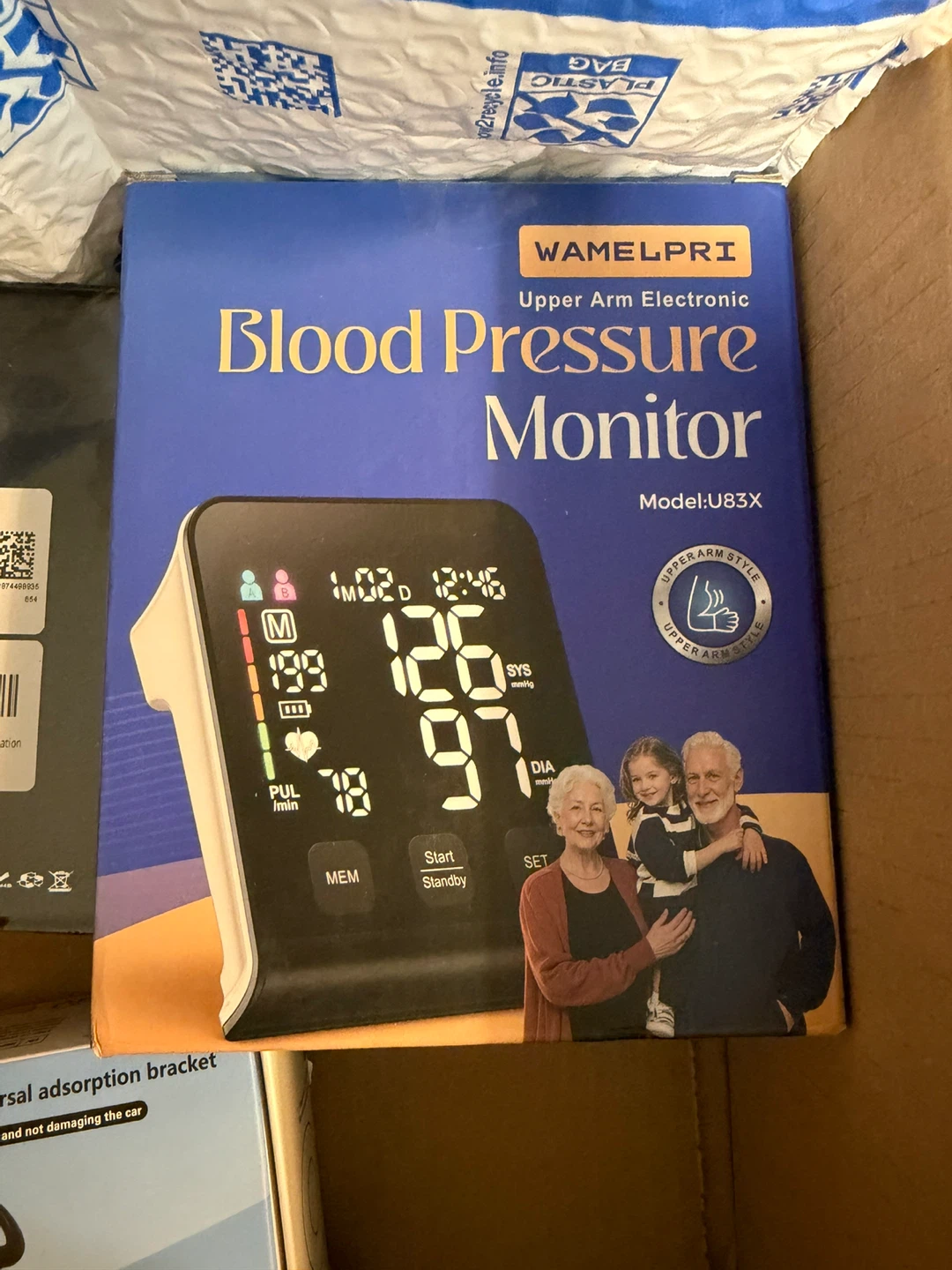 Wamelpri Upper Arm Electronic Blood Pressure Monitor - photo 2