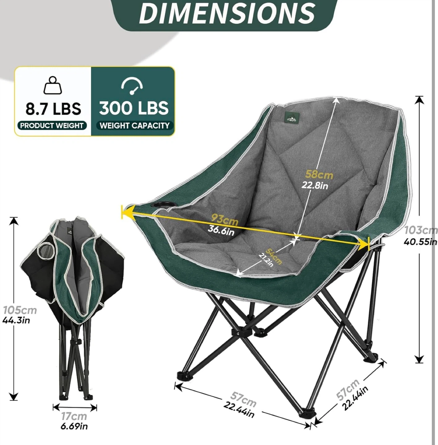 Camping Chairs oversized - photo 2
