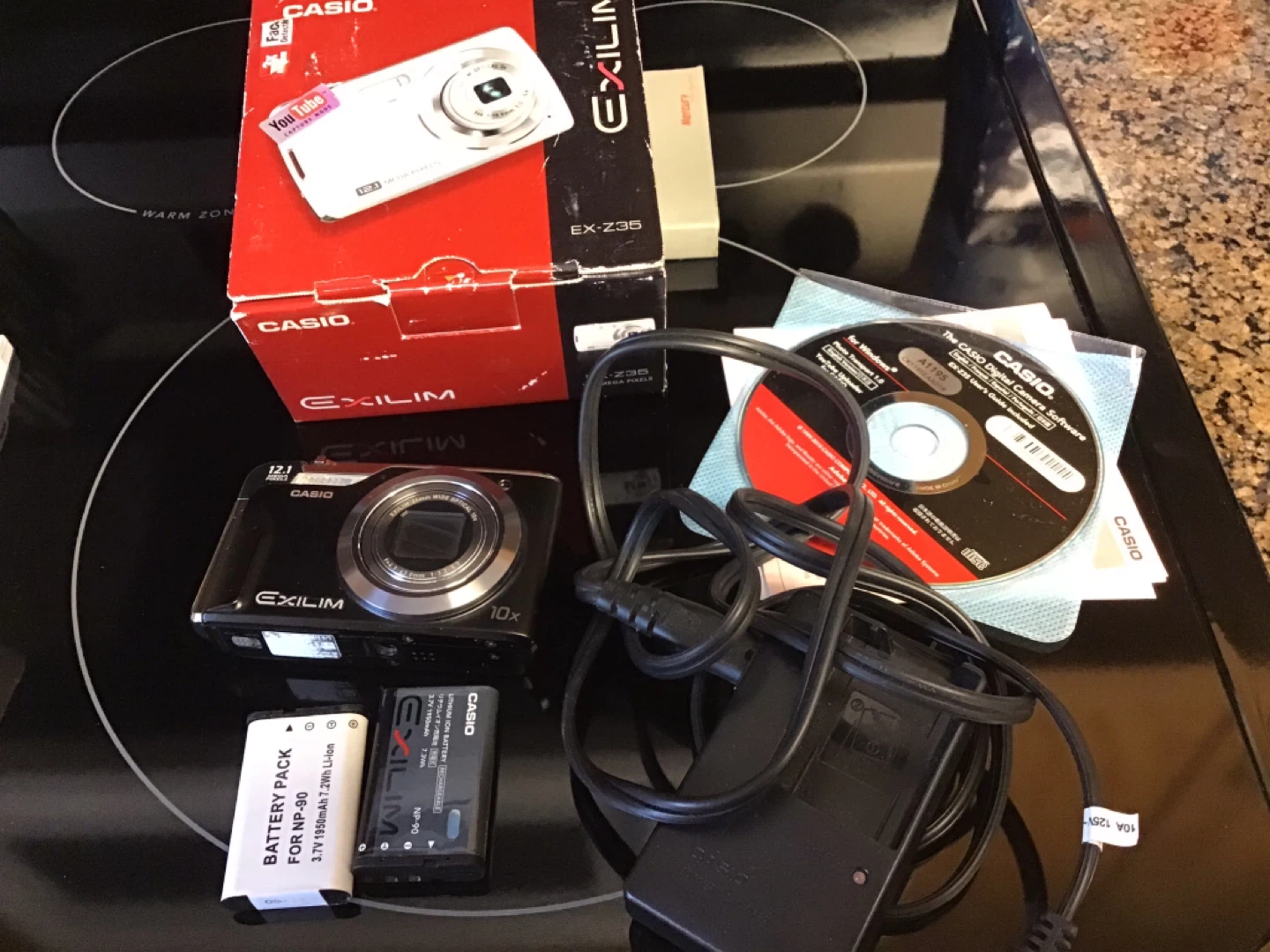 Casio EXILIM EX-Z35 Digital Camera with Accessories